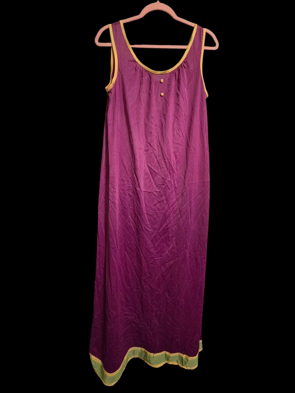 Vintage | Colorblock Sleeveless Lounge Dress